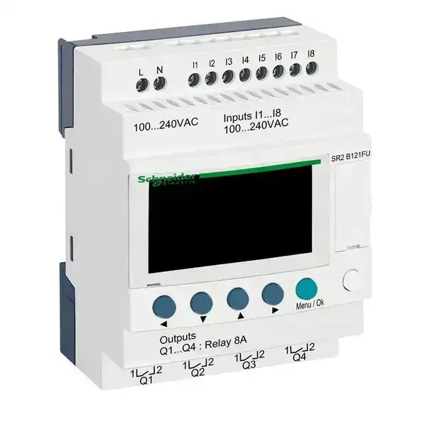 Schneider Electric - SR2B121FU - SR 12 I-O 100-240 VAC - 1
