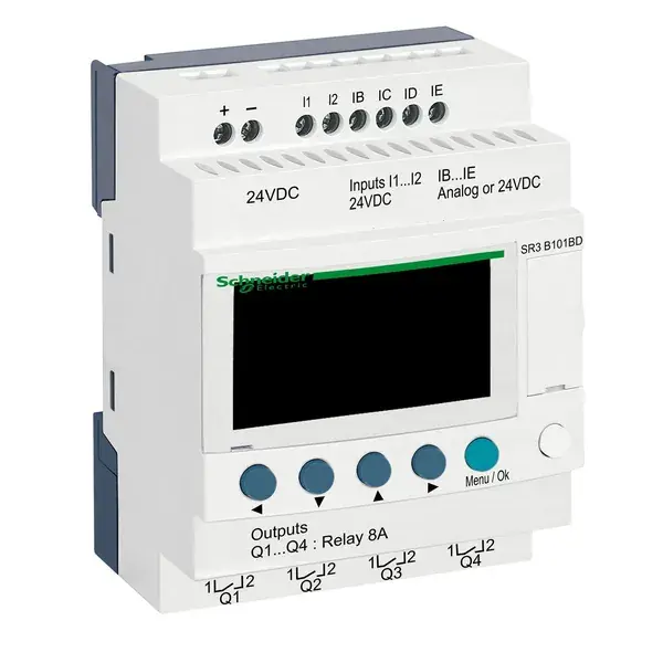 Schneider Electric - SR3B101BD - SR 10 I-O 24 VDC - 1