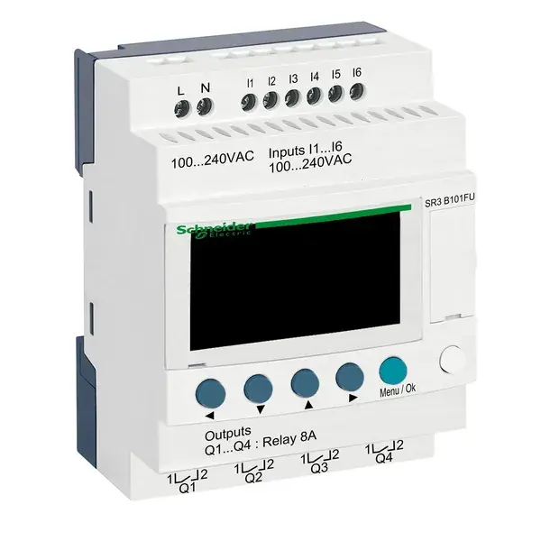 Schneider Electric - SR3B101FU - SR 10 I-O 100-240 VAC - 1