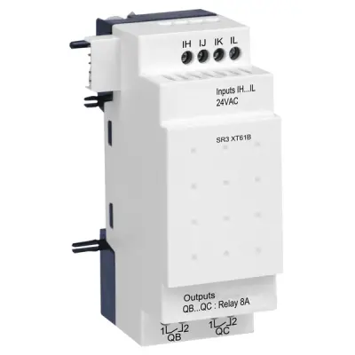 Schneider Electric - SR3XT61B - SR XT 6 I-O 24 VAC - 1