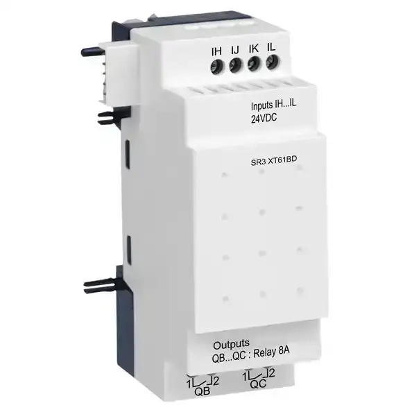 Schneider Electric - SR3XT61BD - SR XT 6 I-O 24 VDC - 1