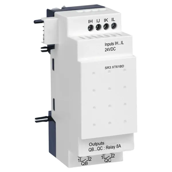Schneider Electric - SR3XT61BD - SR XT 6 I-O 24 VDC - 1
