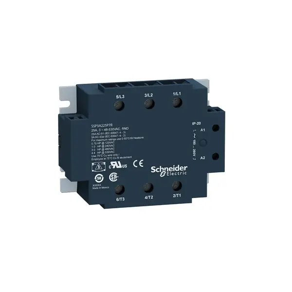 Schneider Electric - SSP3A250BDRT - Solidstaterelay,4-32VDC,50A,panelmount - 1