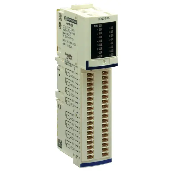 Schneider Electric - STBDDO3705 - 24VDC Çıkış 16 kanal Basic Sink, - 1