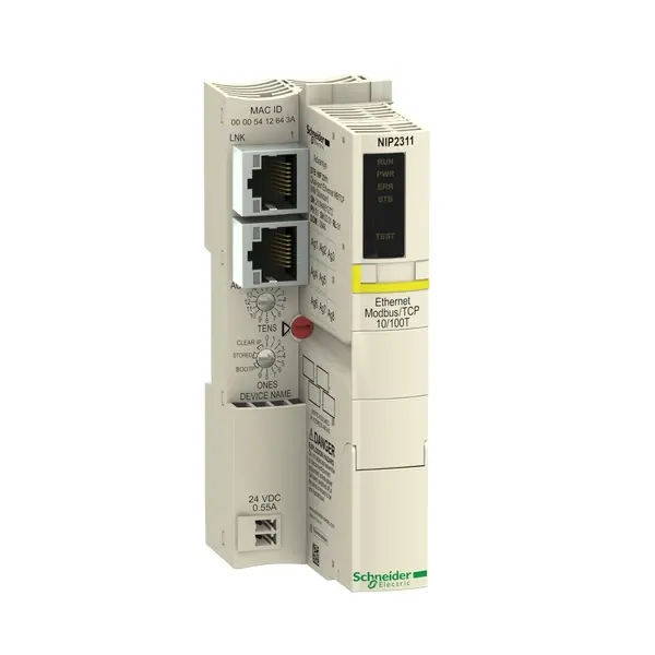 Schneider Electric - STBNIP2311 - dual-port ethernet mb/tcp - 1