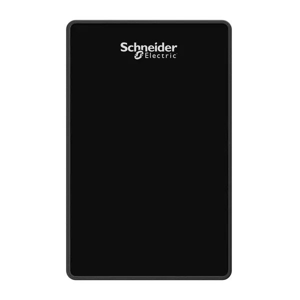 Schneider Electric - SX-DRD-XB - Smartcard Reader, Wall Plate Black - 1