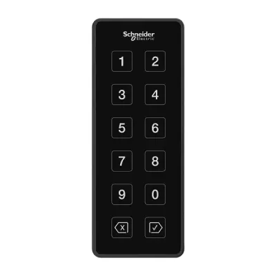Schneider Electric - SX-DRK-SB - Smartcard Reader, PIN, Mullion Black - 1