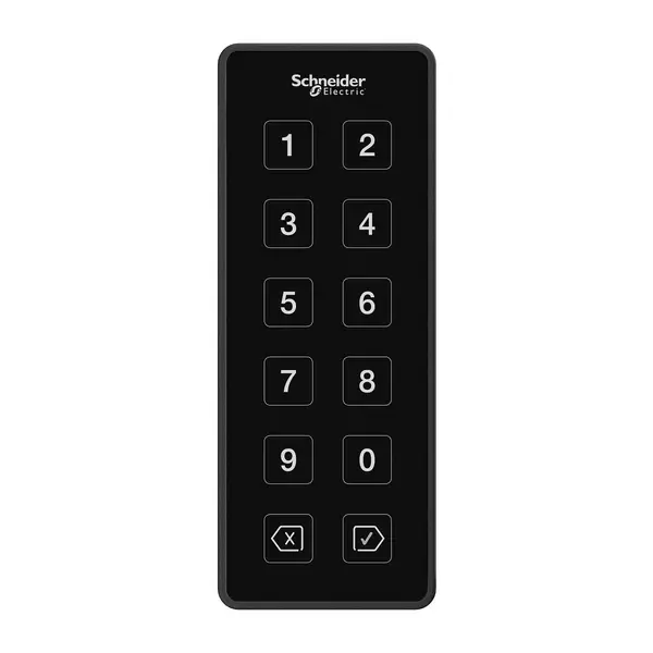 Schneider Electric - SX-DRK-SB - Smartcard Reader, PIN, Mullion Black - 1