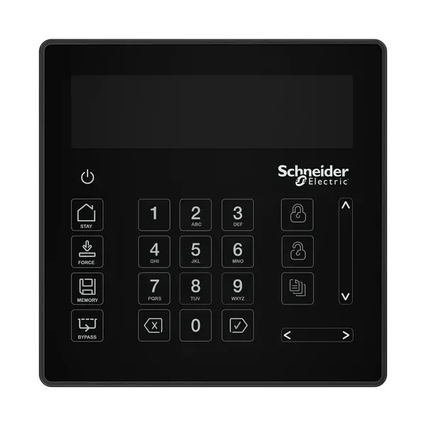 Schneider Electric - SX-KLCS-B - Touch Sense LCD Keypad Black - 1