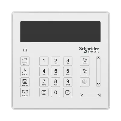 Schneider Electric - SX-KLCS-W - Touch Sense LCD Keypad White - 1