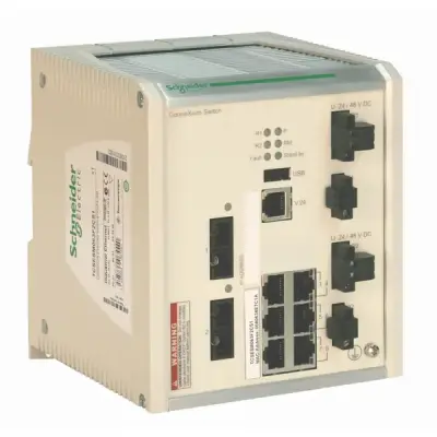 Schneider Electric - TCSESM063F2CS1C - CONNEXIUMEXTENDEDSWITCH6TX/2FXSMCOAT - 1