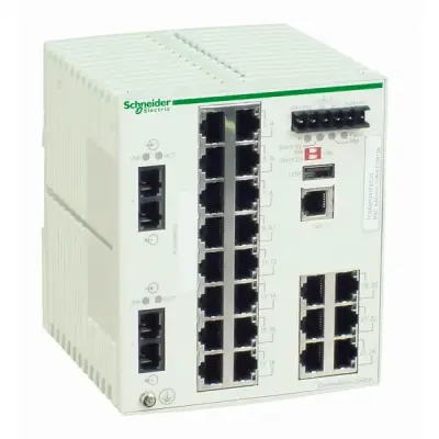 Schneider Electric - TCSESM243F2CU0 - ConneXium Managed Switch 22TX/2FX-MM - 1