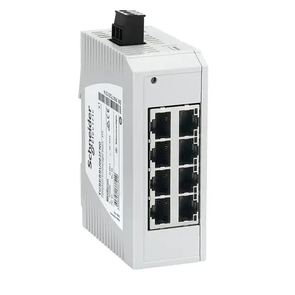 Schneider Electric - TCSESSU083FN0 - ConneXium S-Unmanaged Switch - 8TX - 1