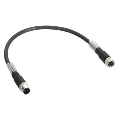 Schneider Electric - TCSXCN1M1F15E - Bus cable,straight,M12-B,Male-fem, 15m - 1