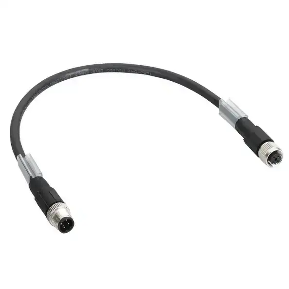 Schneider Electric - TCSXCN1M1F1E - Bus cable,straight,M12-B,Male-fem, 1m - 1
