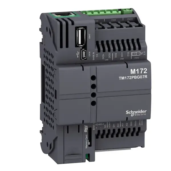 Schneider Electric - TM172PBG07R - M172 PERF. BLIND 7 I/OS, ETH, 2 RS485 - 1