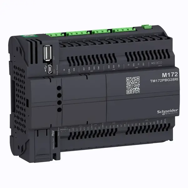 Schneider Electric - TM172PBG28RI - M172 Perf Blind 28 I/O Eth 2 RS485 Isol - 1