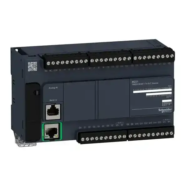 Schneider Electric - TM221CE40T - ONTROLLER M221-40IO TR.PNP ETHERNET - 1