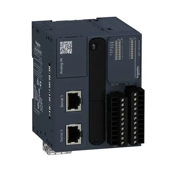 Schneider Electric - TM221M16R - CONTROLLER M221-16IO RELAY MODULAR - 1