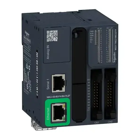 Schneider Electric - TM221ME32TK - CONTROLLER M221-32IO TR.SOURCE ETH MODUL - 1