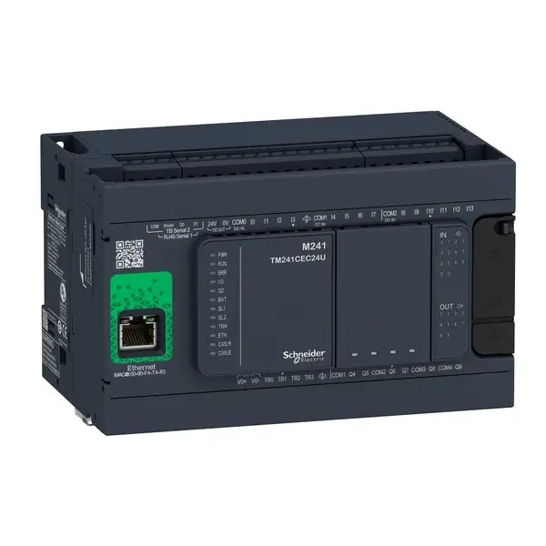 Schneider Electric - TM241CE24R - CONTROLLER M241-24IO RELAY ETHERNET - 1