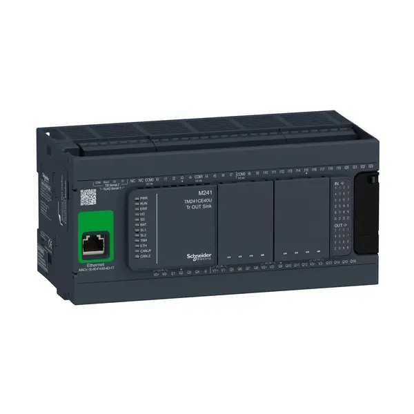 Schneider Electric - TM241CE40U - CONTROLLER M241-40IO TR.NPN ETHERNET - 1