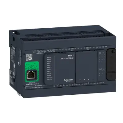 Schneider Electric - TM241CEC24R - CONTROLLER M241-24IO RELAY ETHERNET CAN - 1