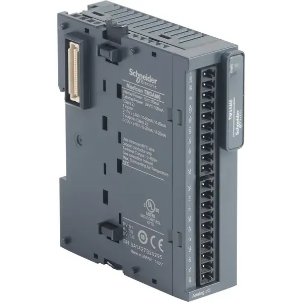 Schneider Electric - TM3AM6 - MODULE TM3-4 ANALOG IN. 2 ANALOG OUT. - 1
