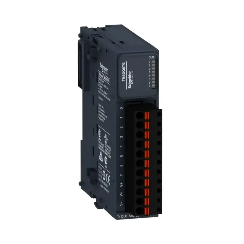 Schneider Electric - TM3DQ8TG - MODULE TM3-8 OUT TR.PNP SPRING - 1
