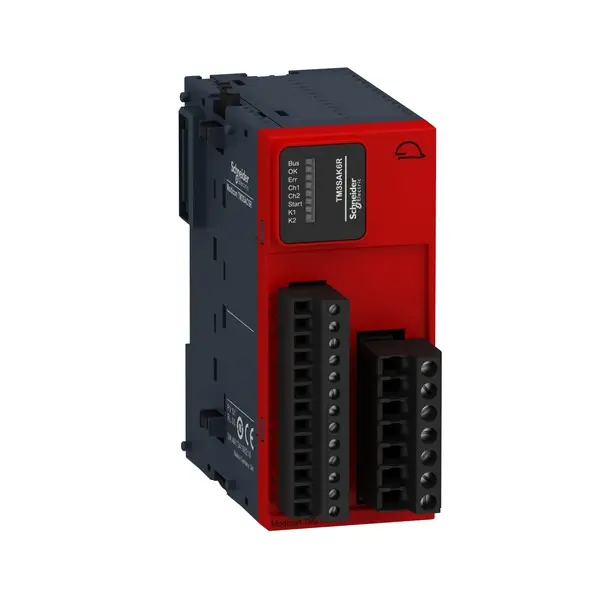 Schneider Electric - TM3SAK6R - SAFETY MODULE FOR PLC TM2XX, 3 FUNCTIONS - 1