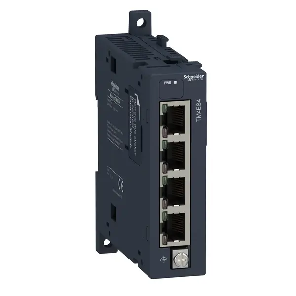 Schneider Electric - TM4ES4 - MODULE NETWORK TM4-4 ETHERNET SWITCHES - 1