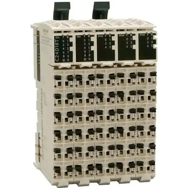 Schneider Electric - TM5C24D12R - Compact 24DI 24Vdc/12DO Relay - 1