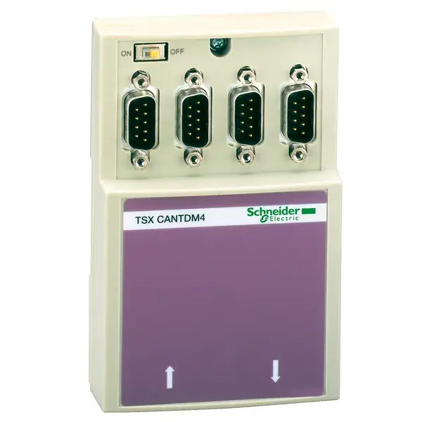 Schneider Electric - TSXCANTDM4 - CANopen box-1 screw terminal block+4 SUB - 1