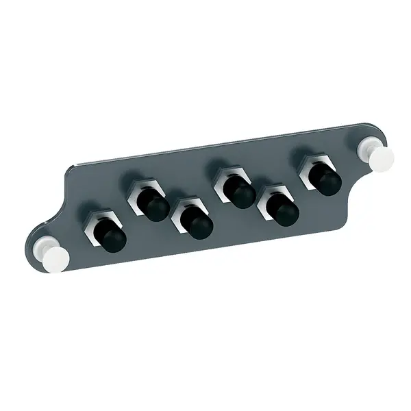 Schneider Electric - VDIM1510611 - Actassi FO Adapter w/ Plate 6xST Splx MM - 1
