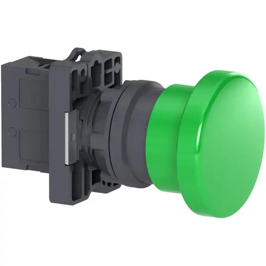 Schneider Electric - XA2EC31 - PB,MUSHROOM,DIA40,GREEN,1NO - 1