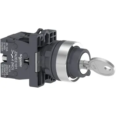 Schneider Electric - XA2EG33 - KSS,3 POSITION,MIDDLE PULL OUT,2NO - 1