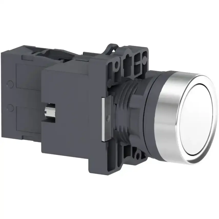 Schneider Electric - XA2EW31B1 - IPB,24VAC/DC.WHITE,1NO - 1