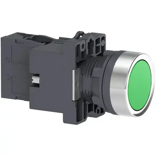 Schneider Electric - XA2EW33B1 - IPB,24VAC/DC.GREEN,1NO - 1