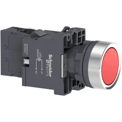 Schneider Electric - XA2EW34M1 - IPB,220VAC.RED,1NO - 1