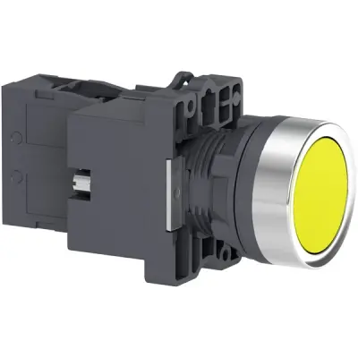 Schneider Electric - XA2EW35B1 - IPB,24VAC/DC.YELLOW,1NO - 1
