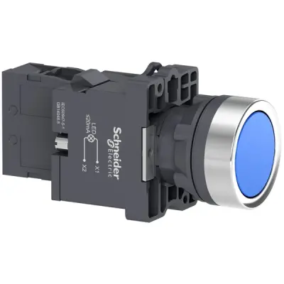 Schneider Electric - XA2EW36M1 - IPB,220VAC.BLUE,1NO - 1
