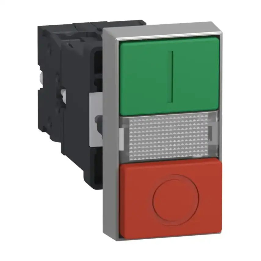 Schneider Electric - XA2EW7L3741M5 - PB,double-headed w light, 1NO+1NC, 220V - 1