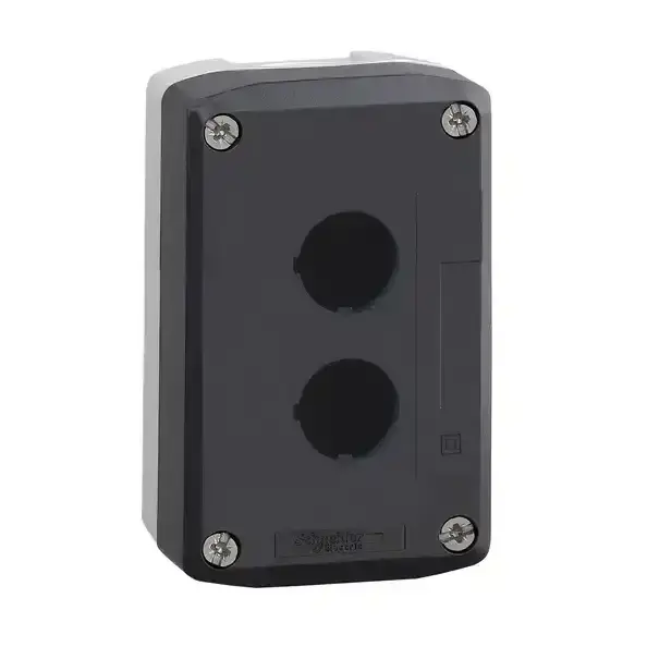 Schneider Electric - XALD02 - Control station, empty, 2 holes - 1