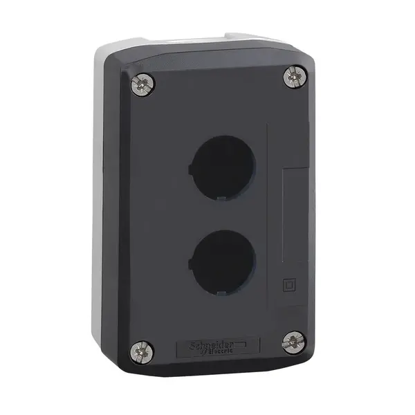 Schneider Electric - XALD02 - Control station, empty, 2 holes - 1