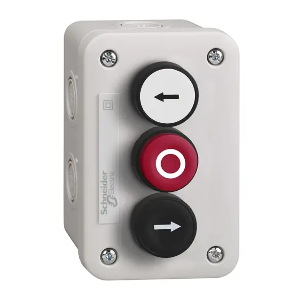 Schneider Electric - XALE3251 - ENCLOSUREWHITE PB ARROW 1 NORED PROJ. PB - 1