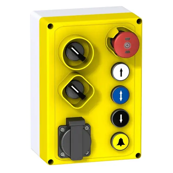 Schneider Electric - XALFP7005E - ENCLOSURE 7 HOLES, EQUIPED - 1