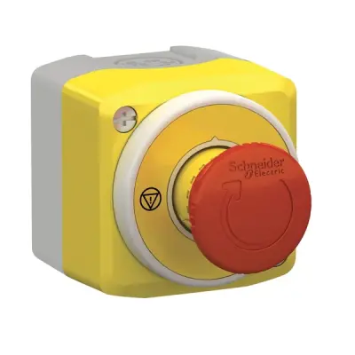 Schneider Electric - XALK178W3B140G - ILLUMINATED EMERGENCY STOP CONTROL BOX - 1