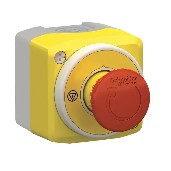 Schneider Electric - XALK178W3B140G - ILLUMINATED EMERGENCY STOP CONTROL BOX - 1