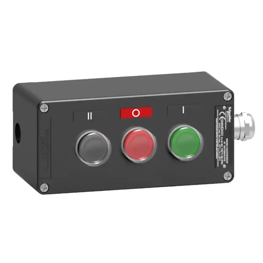 Schneider Electric - XAWF310EX - METAL ATEX PUSHBUTTON STATION - 1