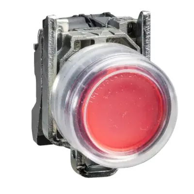 Schneider Electric - XB4BP482EX - BP AF CAPUCHONNE ROUGE - 1